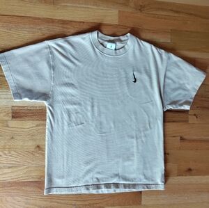 Billie Eilish Nike mushroom tan t shirt Jordan small